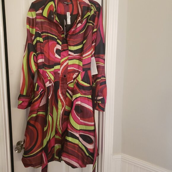 Samuel Dong - prints bubble dress coat - Picture 2 of 7
